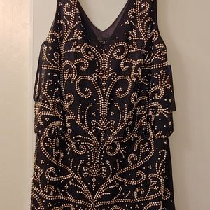Black Beaded Dress